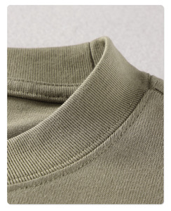 SanDian Fast Custom 260gsm Heavyweight 100% Cotton Oversized Fashion Drop Shoulder Men <strong>T</strong> <strong>Shirt</strong> - Product Image 6