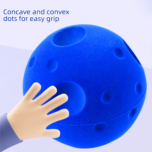 Bola de goma de gama alta de 9cm, juguete de látex suave para la Educación Infantil del bebé, juguetes de baño cognitivos con técnica de flocado - Product Image 6