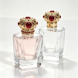 Wholesale US Stock Warehouse 100ml Square Luxury Designer Perfume Bottle EDP EDT Lasts 12h <b>Spray</b> Screw Cap Stainless Glass - Product Image 5