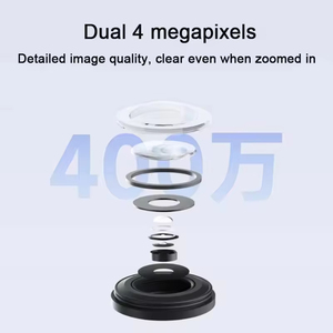 Caméra d'extérieur 4K à double objectif <span class=keywords><strong>sans</strong></span> <span class=keywords><strong>fil</strong></span> Wifi 6 Audio bidirectionnel Détection de mouvement Ptz Ip66 Caméra de sécurité à domicile 8mp - Product Image 3