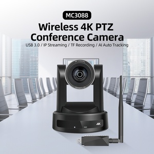Wireless 4K PTZ Video Conference <b>Camera</b> 10X Optical Zoom, AI Auto-Tracking for Room, Teams, Webinar, Live Church MC3088 True 4K - Product Image 5