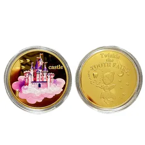Customized Crafts Gold Collectibles Coins Logo Maker 3D Souvenir Enamel Commemorative Metal Custom Challenge Coin