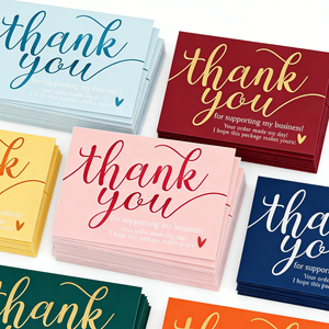 カスタマイズ可能な感謝ギフトカード、ホリデーのお祝いに最適なパーソナライズメッセージカード - Product Image 3