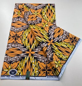 Tissu en coton 100% durable pour la décoration intérieure, rideaux, nappes, motifs ethniques, tissu imprimé à la cire Ankara - Product Image 3