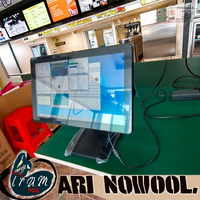 Bon Prix 15.6 "ou 15 Pouces Pos Systèmes Machine windows Restaurant Écran Tactile Caisse Enregistreuse Un Écran