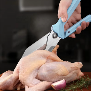 Ciseaux de cuisine multifonctionnels en acier inoxydable très vendus, ciseaux à poisson, à poulet, à os, ciseaux à volaille, couteaux magnétiques - Product Image 2