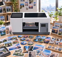 Nouvelle imprimante jet d'encre UV Reeleyin XP600 - entièrement automatique, écran tactile, Ethernet/Wi-Fi, multi-matériaux, format A4, pour coques de téléphone
