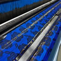 Tissu Jacquard Léger et Respirant Teint en Fil à Motifs Floraux de Haute Qualité pour Robes, Jupes et Décorations - Vente en Gros Usine