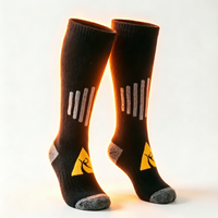 Chaussettes chauffantes jetables personnalisées, respirantes, antidérapantes, alimentées par USB, rechargeables, thermiques, pour l'hiver, le ski en plein air, vente en gros OEM