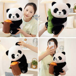 Mignon Super Doux Polyester Panda Poupée En Peluche PP Coton Maille Lavé Couette Shell Conception pour Adolescents Adultes Dormir - Product Image 6