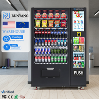 Distributeurs automatiques RUNYANG personnalisés pour boissons et aliments, idéaux pour les entreprises en extérieur