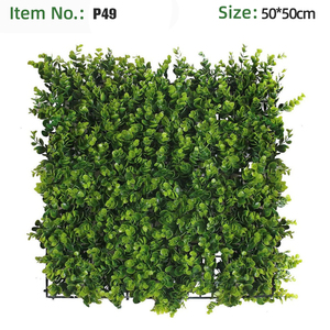 Panneau mural en <span class=keywords><strong>buis</strong></span> artificiel, clôture en faux gazon, module de verdure en plastique, écran d'intimité, décoration intérieure et extérieure - Product Image 6