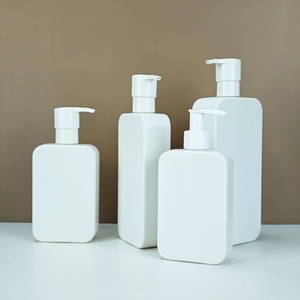 Jieting Packaging Shower Gel Plastic Lotion <b>Pump</b> <b>Bottle</b> 250ml 350ml 500ml Square Hand Sanitizer Plastic Lotion <b>Pump</b> <b>Bottle</b> - Product Image 2