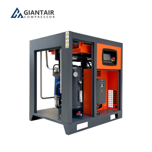 Compresor de aire de tornillo industrial ahorro de energía GiantAir 7.5KW 11KW 22KW 18,5 compresores de aire para la industria general - Product Image 5