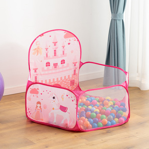 <span class=keywords><strong>Tente</strong></span> de jeu pliable rose pour piscine à balles, parc de jeu portable sécurisé pour bébé, aire de jeux pour enfants pour usage intérieur et extérieur - Product Image 5