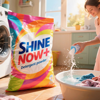 Poudre de Lessive de Nettoyage Ménager à la Meilleure Formule – Poudre de Lavage OEM de Très Haute Qualité