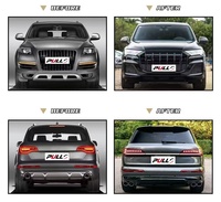 Nouveau kit carrosserie de haute qualité pour AUDI Q7 2006-2015 mise à jour vers RSQ7 2023 kit carrosserie pare-chocs avant et arrière grille garde-boue capot