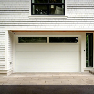 Porte de <span class=keywords><strong>garage</strong></span> résidentielle moderne USA 9x8 avec panneau sandwich, porte de <span class=keywords><strong>garage</strong></span> sectionnelle isolée 8x8 16 pieds x 7 pour maisons - Product Image 1