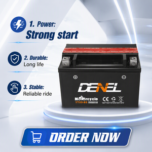 <span class=keywords><strong>Batterie</strong></span> de démarrage sans entretien haute performance CCA YTX9-BS 12V 4Ah-20Ah, résistante aux vibrations, expédition rapide, distributeur mondial de motos - Product Image 1