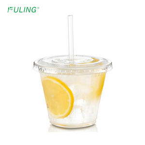 Fuling 9 oz dùng một lần rõ ràng ly nhựa với mái vòm có nắp đậy dùng một lần Parfait ly nhựa có nắp đậy rõ ràng ly nhựa - Product Image 2
