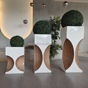 Jardinières en fibre de verre FRP de grande taille à prix économique, pour l'intérieur et l'extérieur, poterie de jardin, vente en gros en usine, pépinière à domicile - Product Image 1