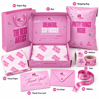 Boîte d'expédition en carton ondulé rose personnalisée OEM ODM à faible MOQ pour cosmétiques, soins de la peau, bijoux, mode, cadeaux, abonnements et petites entreprises