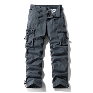 <span class=keywords><strong>Pantaloni</strong></span> Cargo Casual da uomo personalizzati <span class=keywords><strong>con</strong></span> polsini <span class=keywords><strong>con</strong></span> coulisse in vita regolabile per escursioni all'aperto in campeggio - Product Image 4