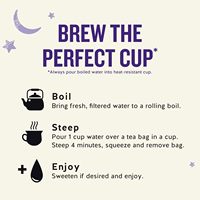 Thé aux herbes Sleepytime à la mélatonine, sans caféine, sans OGM, soutien naturel au sommeil, sachets de thé pour soulager le stress, calmer les nerfs, améliorer la nuit