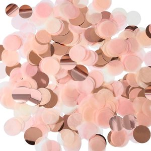 2.5Cm Ronde Roségouden Roze Cirkels Confetti Vloeipapier Tafel Confetti Dots Voor Valentijnsdag Huwelijksfeest Babyshower - Product Image 2
