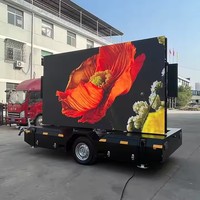 HW8NE nueva energía al aire libre a todo Color Led remolque móvil pantalla LED con baterías remolque de escenario móvil con pantalla Led