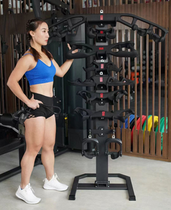 Manija ergonómica profesional para máquina de cable de gimnasio con agarre magnético para sistema de poleas de dominadas, equipo de entrenamiento con pesas - Product Image 2
