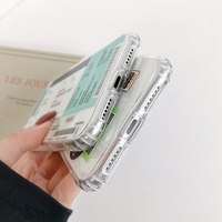 Coque de téléphone transparente personnalisée pour iPhone Samsung Huawei Xiaomi Moto Vivo Oppo et toutes les marques de téléphones Android