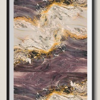 Applique en quartz violet naturel de couleur vitre, style exotique, pour arrière-éclairage LED, Design mural