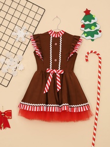 Costumi da Omino <span class=keywords><strong>di</strong></span> Pan <span class=keywords><strong>di</strong></span> Zenzero per Bambine 6-16 Anni, Abito Tutu per Feste <span class=keywords><strong>di</strong></span> <span class=keywords><strong>Natale</strong></span>, Danza e Balletto - Product Image 3