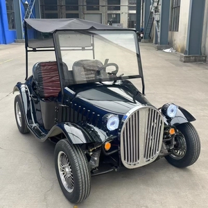 2026 Veicolo Elettrico Mini Retrò Vintage Nero di Ultima Generazione, Design Classico, Due Posti, Moderno, per il Turismo - Modello di Punta - Product Image 5