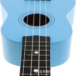 Ukulele 21 pouces, tout en bois, coloré, à quatre cordes, jouet pour enfants, Instrument de musique pour enfants de 5 à 7 ans, unisexe - Product Image 5