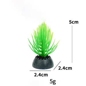 Plantes d'aquarium artificielles - Décoration réaliste en plastique pour l'aquarium, ornement en forme d'herbe aquatique - Product Image 2