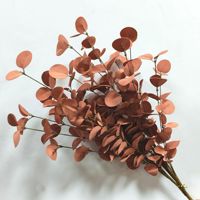 Feuilles d'eucalyptus artificielles en PE pour la décoration intérieure