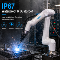Bras robotique collaboratif FOBOT 12 kg à charge lourde, portée 1250 mm, étanche IP67, 6 axes, pour l'entretien de machines CNC SI
