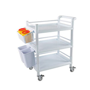 2024년 신형 ABS 재질 의료 약품 트롤리 기능성 구조 카트 병원 응급 의약품 트롤리 (병원용) - Product Image 2