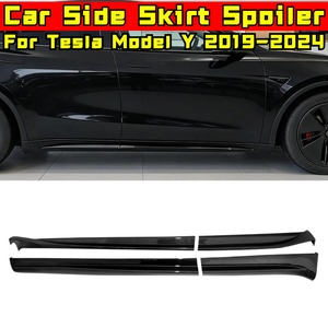 Extension de lèvre de bas de caisse et diffuseur pour Tesla Model Y 2019-2024, pièce de modification et accessoires de séparateur de bas de caisse - Product Image 2