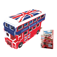 Modèle en papier mousse 3D, puzzle DIY, bus à étages londonien, jouet pour enfants