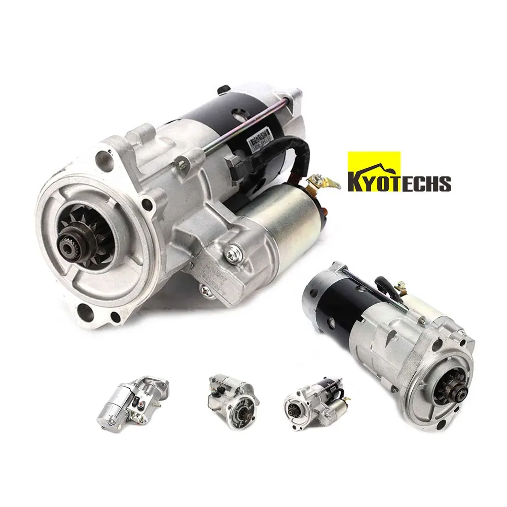 Motor de arranque diésel para Mitsubishi, S4K, S4S, S6K, 4D31, 4D34, 6D14, 6D16, 6D22, 6D24, 6D31, D04FR, D06FR, 4M50