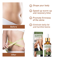 Crema Adelgazante de Marca Privada MOOYAM, Aceite Reductor Corporal, Quema Grasa Abdominal, Moldea la Cintura, Combate la Celulitis