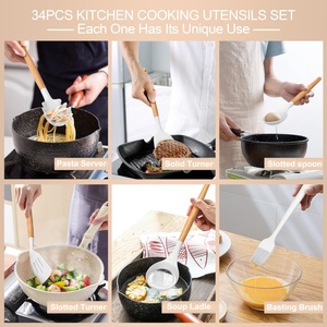 Kitchen <b>Tools</b> <b>Silicone</b> Spatula Set <b>Silicone</b> Cooking Utensils Kitchen Set Heat Resistant <b>Silicone</b> Kitchen Utensils Set - Product Image 3