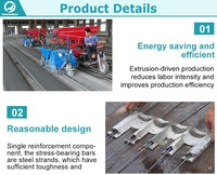 Máquina de Vigas en H de Hormigón Pretensado OCEAN, Máquina de Fabricación de Paneles de Hormigón Armado, Alféizares y Losas