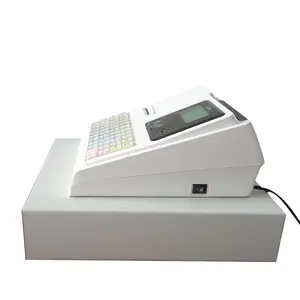 LongFly White Color ECR Cheap Cash Register with Cash Drawer