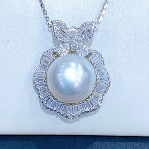 Colgantes de Perlas Naturales de 14-15 mm al por Mayor, Forma con Pequeñas Imperfecciones, Hebilla Universal de 18K - Forma con Pequeñas Imperfecciones, Hebilla Universal de 18K - Product Image 1