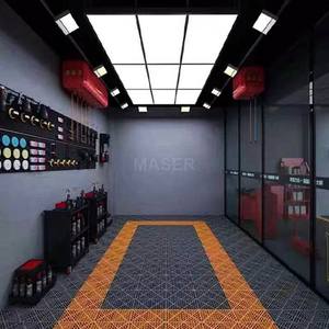 Заводская распродажа, плоская светодиодная Светодиодная лампа для автопромыслового освещения для гаража, 9-сетчатый светильник для автомобильной мастерской - Product Image 4