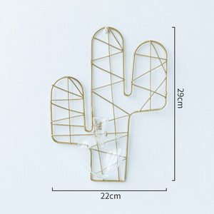 Set Di 3 <span class=keywords><strong>Oro</strong></span> di Attaccatura di Parete Decorativa Pianta in Vaso di fiori Titolare per Piante Grasse e Erbe Outdoor Indoor Decorazioni Per La Casa - Product Image 5